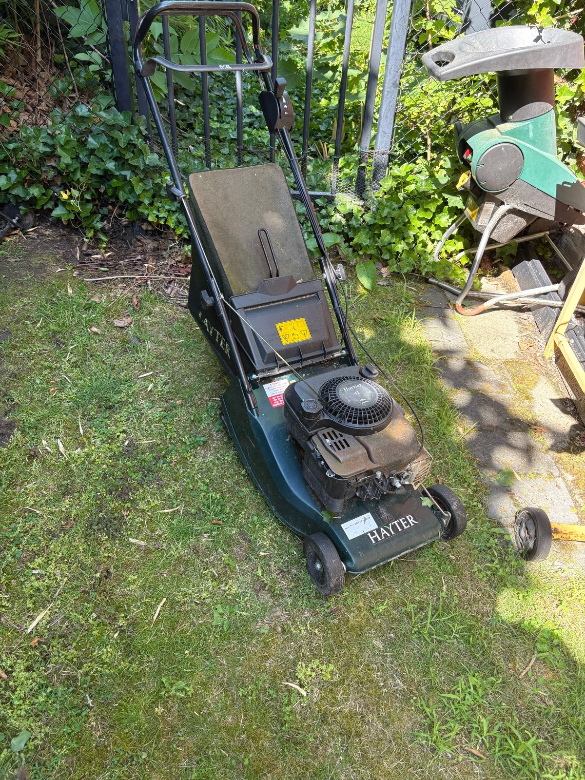 Hayter Harrier motormaaier met rol - aandrijving defect, Tuin en Terras, Grasmaaiers, Ophalen, Cirkelmaaier, Gebruikt, 50 cm of meer