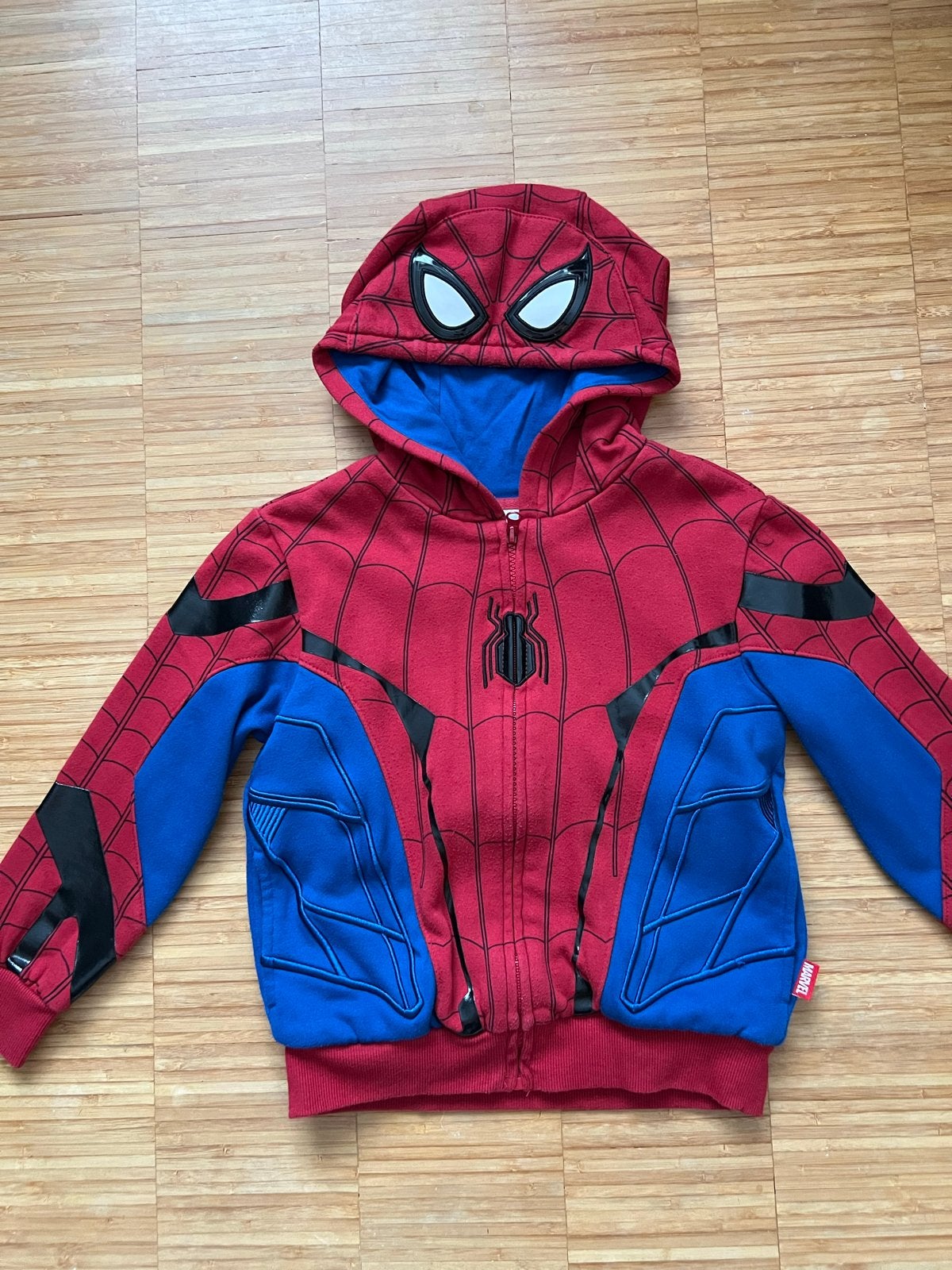 Spiderman Hoodie Maat 116 (5-6 jaar), Ophalen of Verzenden, Gebruikt, Jongen, Trui of Vest