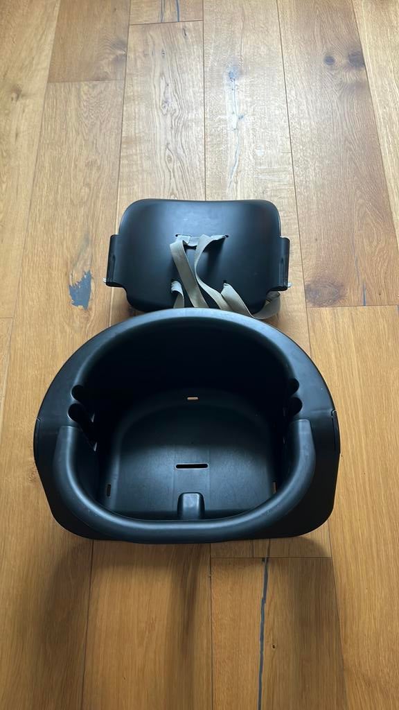Stokke steps inzet stoel zwart, Kinderen en Baby's, Kinderstoelen, Ophalen of Verzenden, Gebruikt, Meegroeistoel
