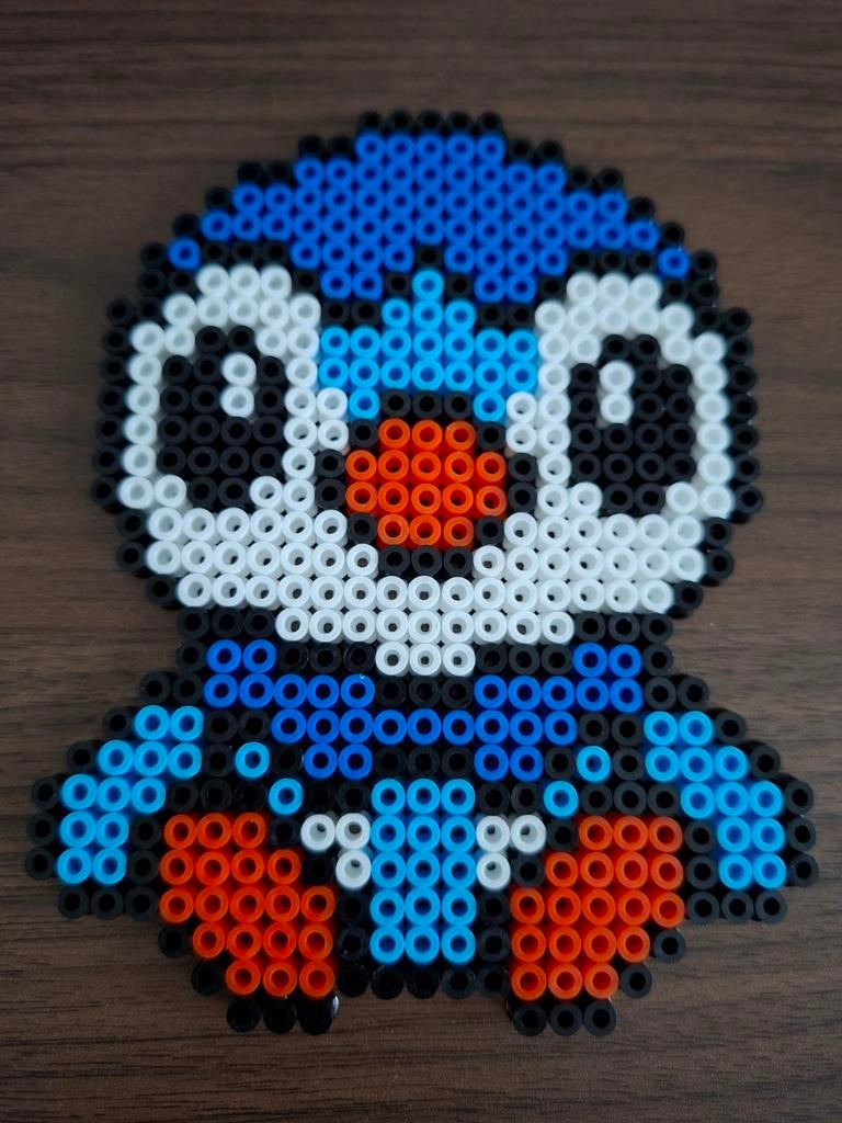 Piplup - Hamastrijkkralen, Hobby en Vrije tijd, Knutselen, Ophalen of Verzenden