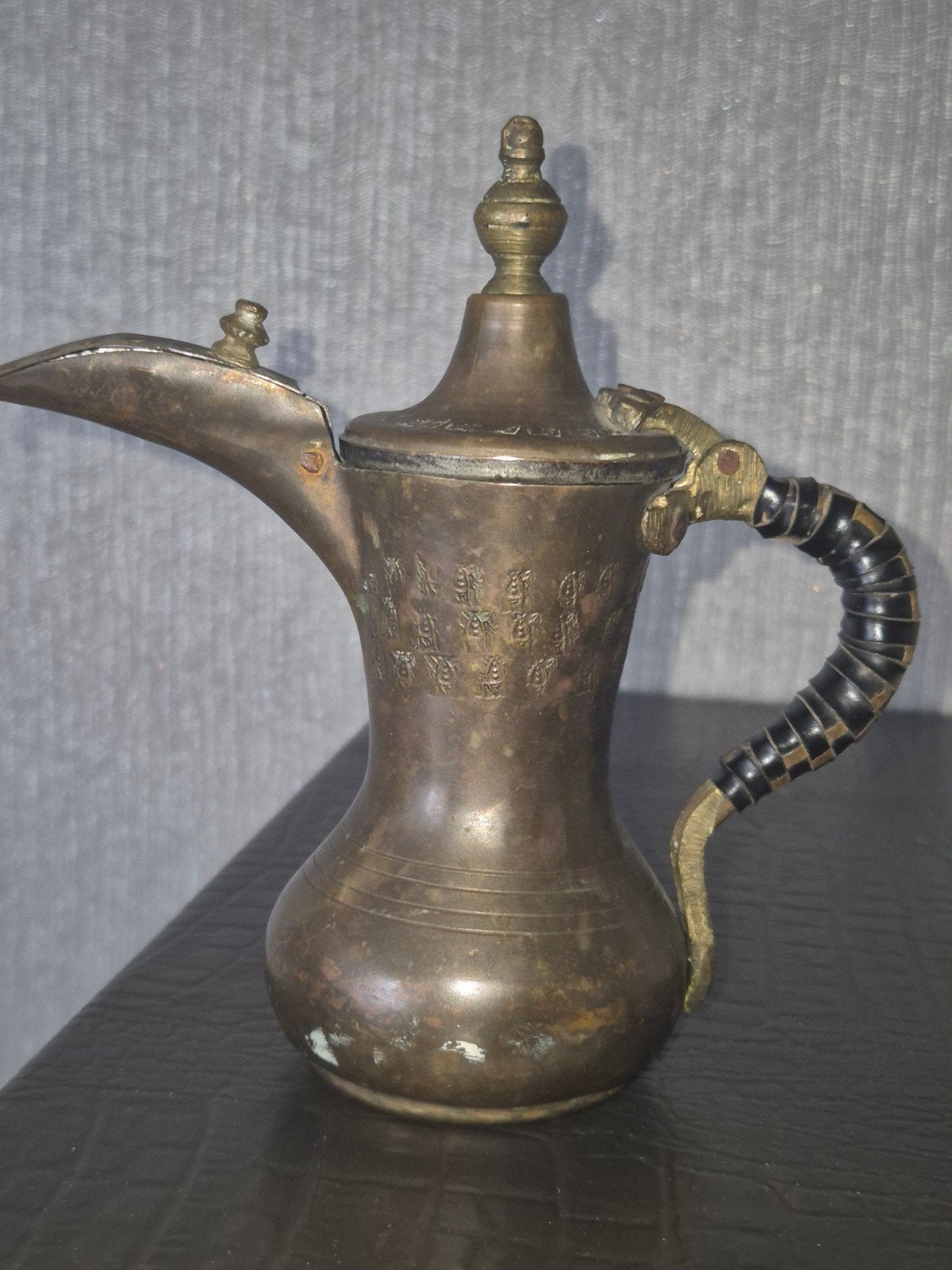 Oude koffie kan ., Ophalen