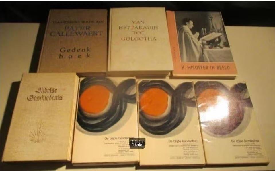 7 Prima Oude Godsdienstige Boeken, Ophalen of Verzenden, Gelezen