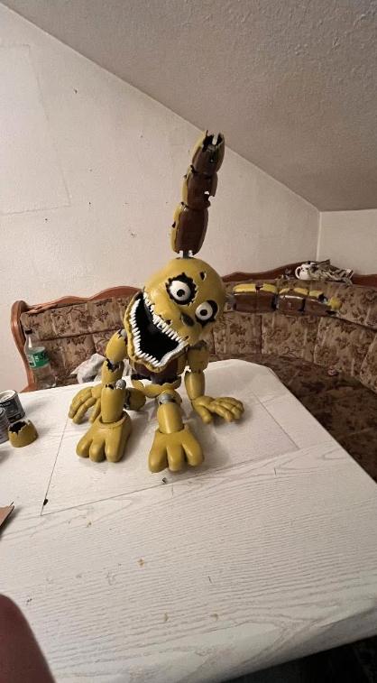 Life sized Plushtrap! Five nights at freddys FNAF, Ophalen of Verzenden, Nieuw, Film, Actiefiguur of Pop
