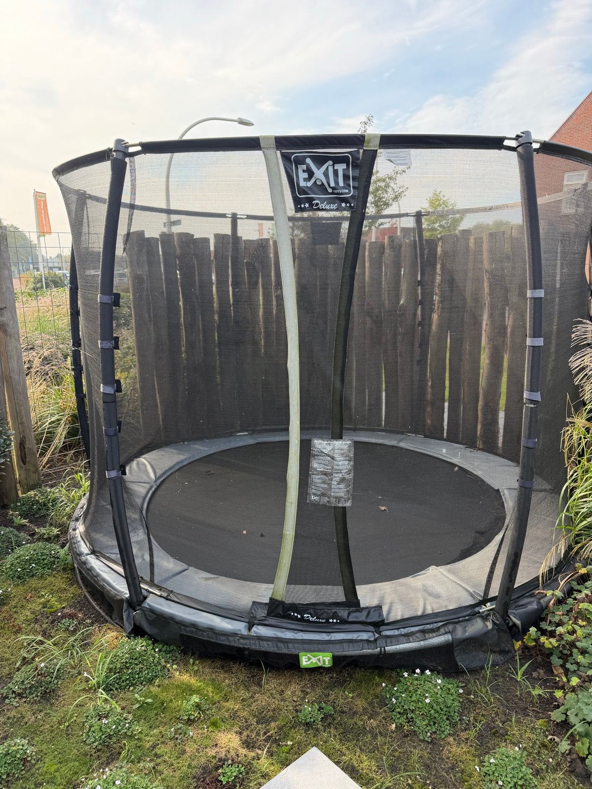 Exit Toys Elegant Premium Inground Trampoline 305cm DeLuxe, Kinderen en Baby's, Ophalen, Zo goed als nieuw