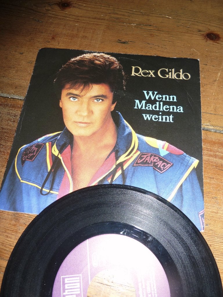 single REX GILDO wenn madlena weint 1988, Cd's en Dvd's, Vinyl Singles, Gebruikt, Pop, Ophalen of Verzenden