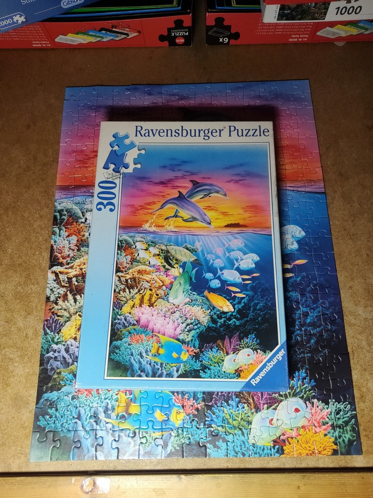 Ravensburger puzzel 300 stukjes, Hobby en Vrije tijd, Ophalen of Verzenden, Minder dan 500 stukjes, Zo goed als nieuw, Legpuzzel