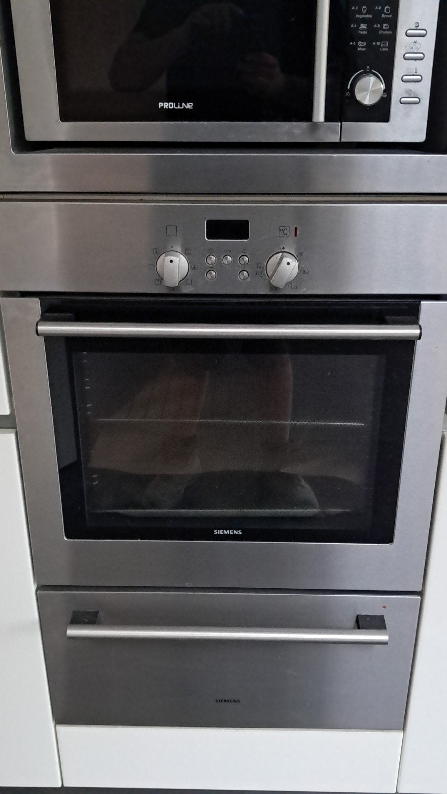 Siemens Inbouw Oven met Proline Magnetron, Witgoed en Apparatuur, Magnetrons, Gebruikt, Inbouw, Magnetron, 60 cm of meer, Oven