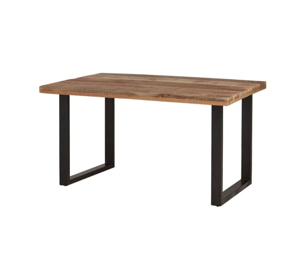 Bartafel 130x80, mangohout, Ophalen, 100 tot 150 cm, Nieuw, 50 tot 100 cm