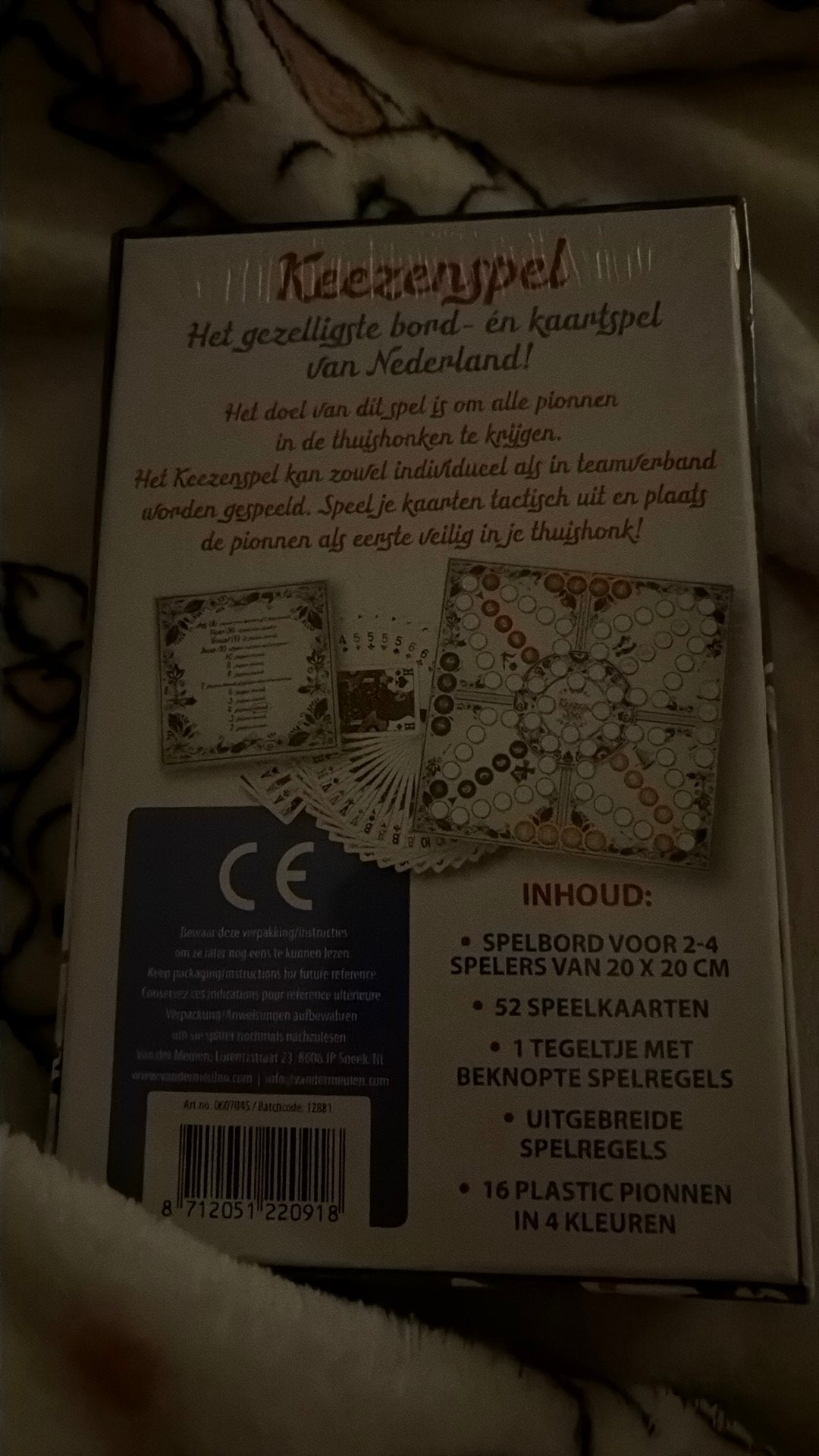 Keezen reisspel, Hobby en Vrije tijd, Ophalen of Verzenden, Zo goed als nieuw, Reisspel