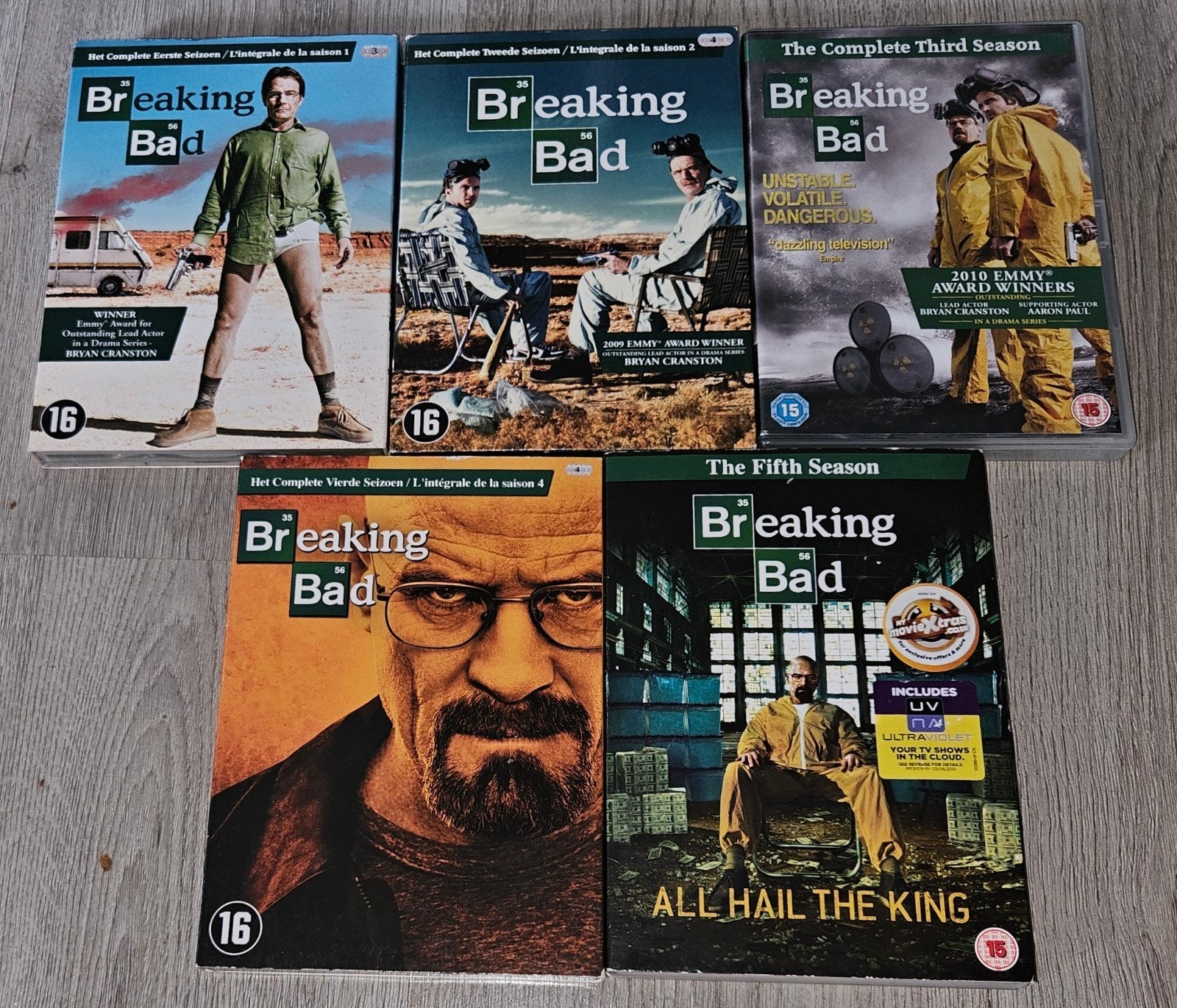 Breaking Bad Complete Serie DVD - Seizoen 1-5, Vanaf 16 jaar, Ophalen of Verzenden, Complete serie, Gebruikt
