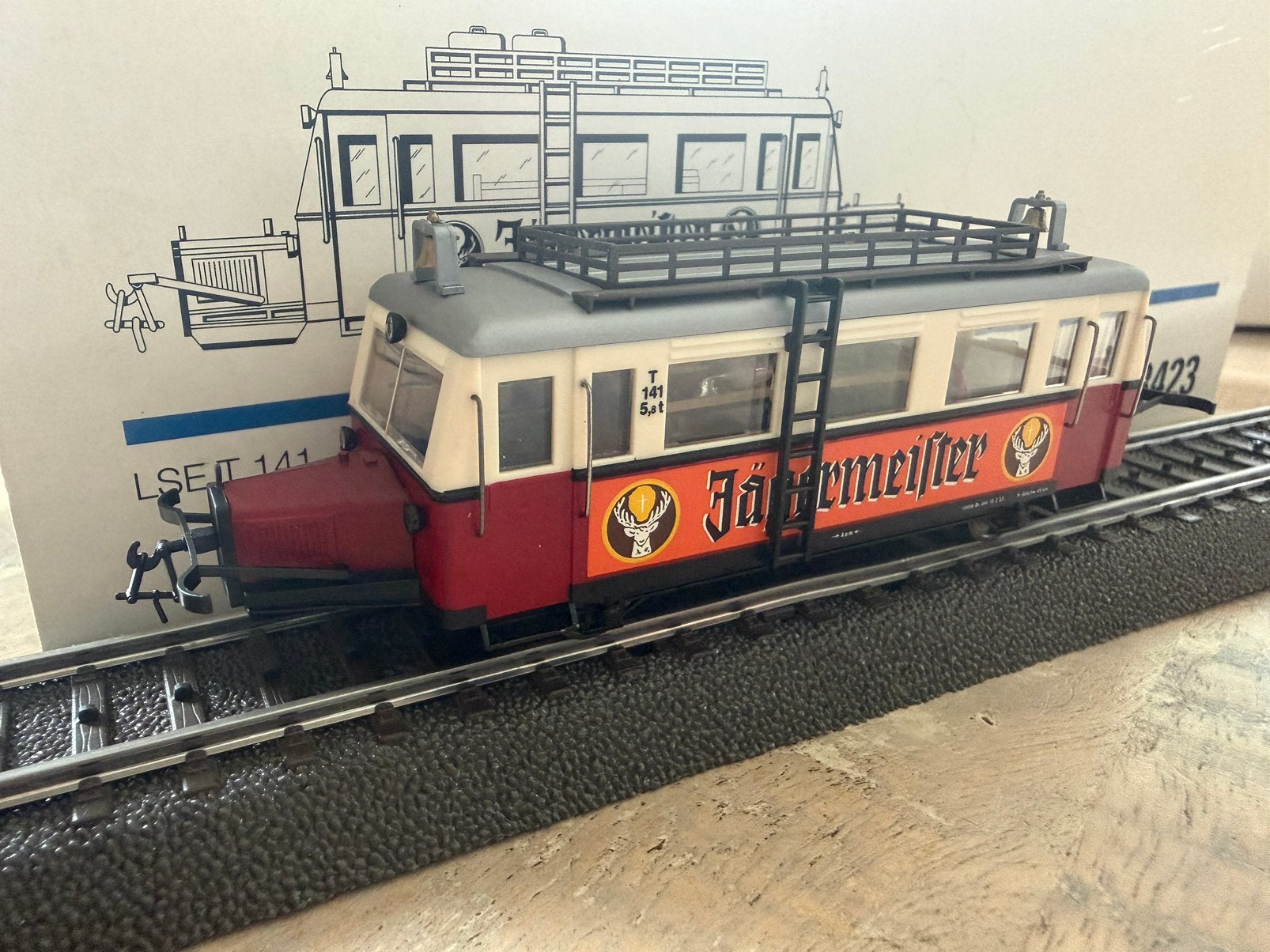 Märklin 3423 H0 DR Motorwagen ''Jagermeister'', Wisselstroom, Wagon, Ophalen of Verzenden, Zo goed als nieuw