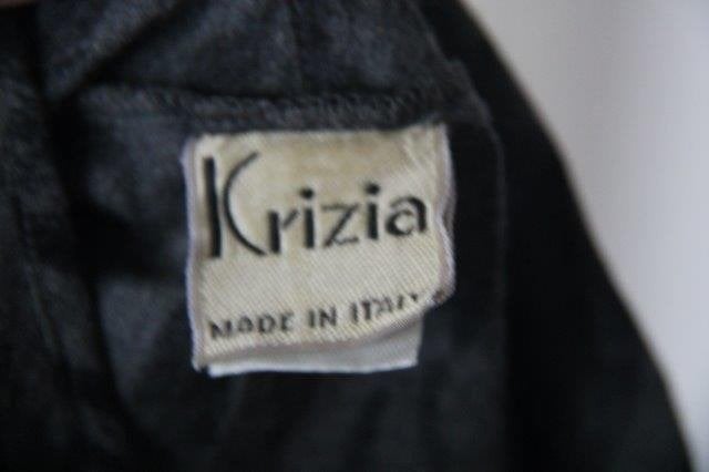 Jurk grijs/ zwart krizia mt 40 winter Vaste prijs, Maat 38/40 (M), Zwart, Krizia, Ophalen of Verzenden