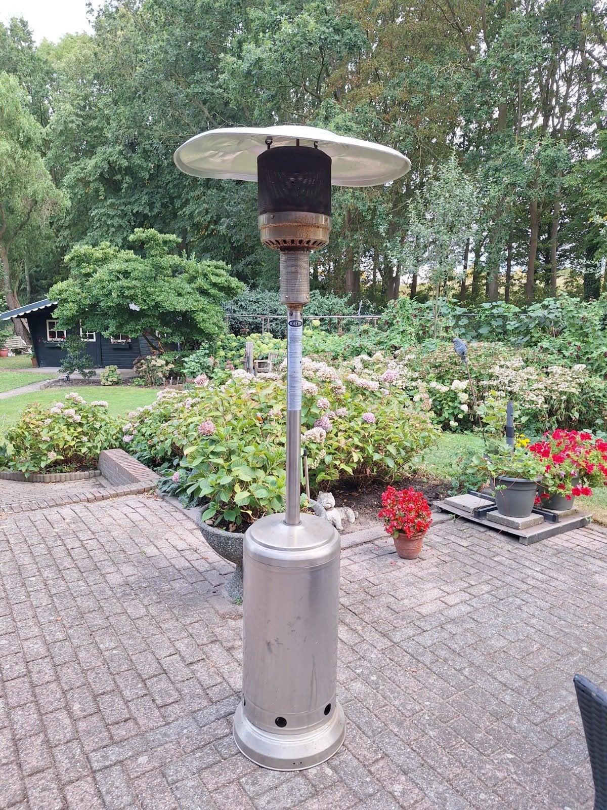 Boretti Terrasverwarmer op Gas, Ophalen, Gebruikt, Gas, Vloer