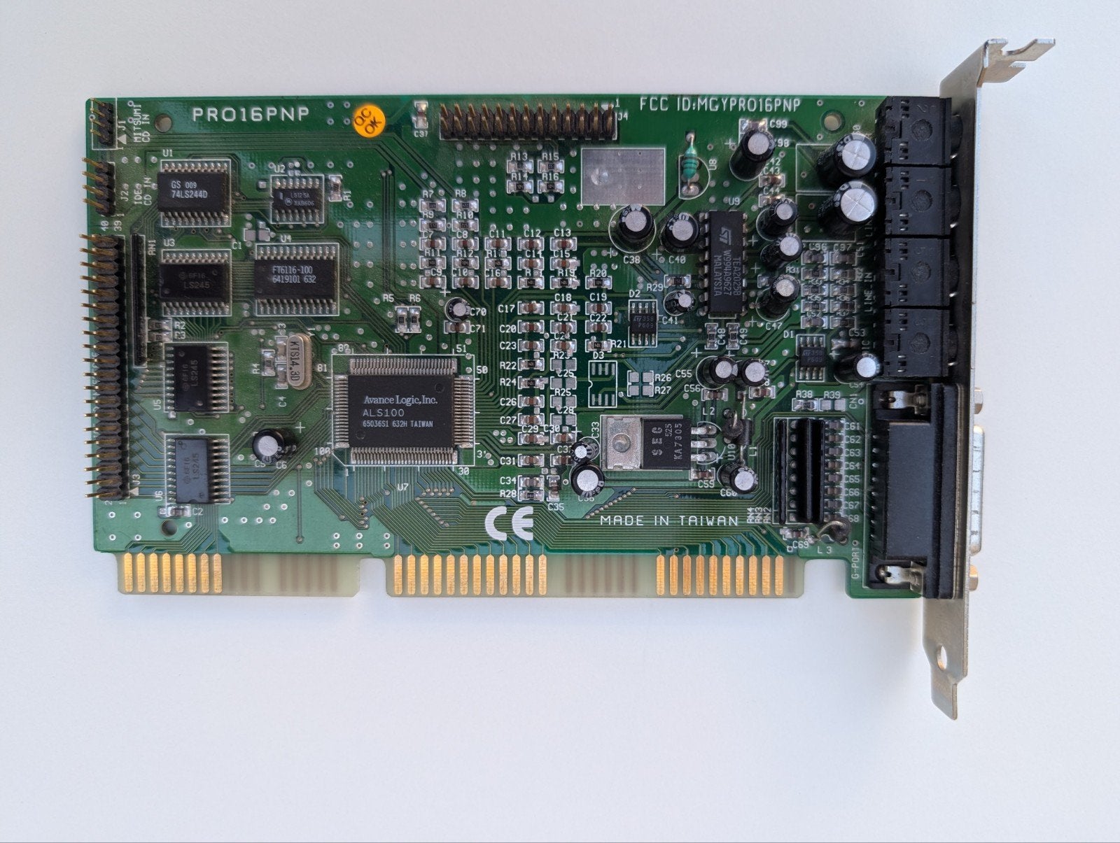 Avance Logic ALS100 Pro16PnP ISA Geluidskaart, Computers en Software, Ophalen of Verzenden