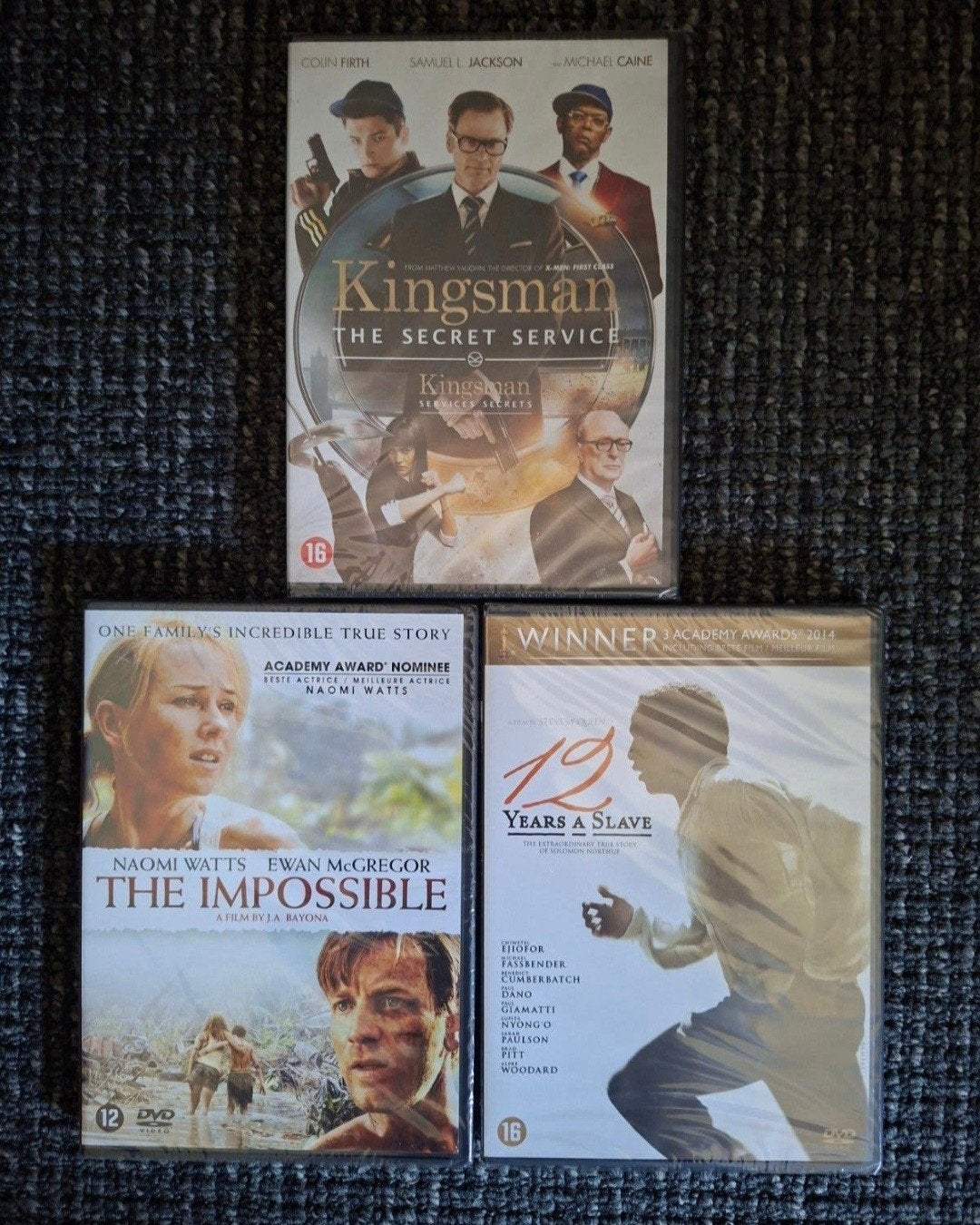 Nieuwe dvd's The Impossible, 12 Years a Slave, Exodus, Engels, Vanaf 16 jaar, Nederlands, Ophalen of Verzenden