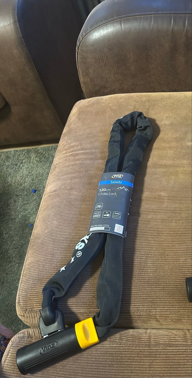 Vinz Salado ART2 Kettingslot 120cm voor E-bike, Ophalen of Verzenden, Nieuw