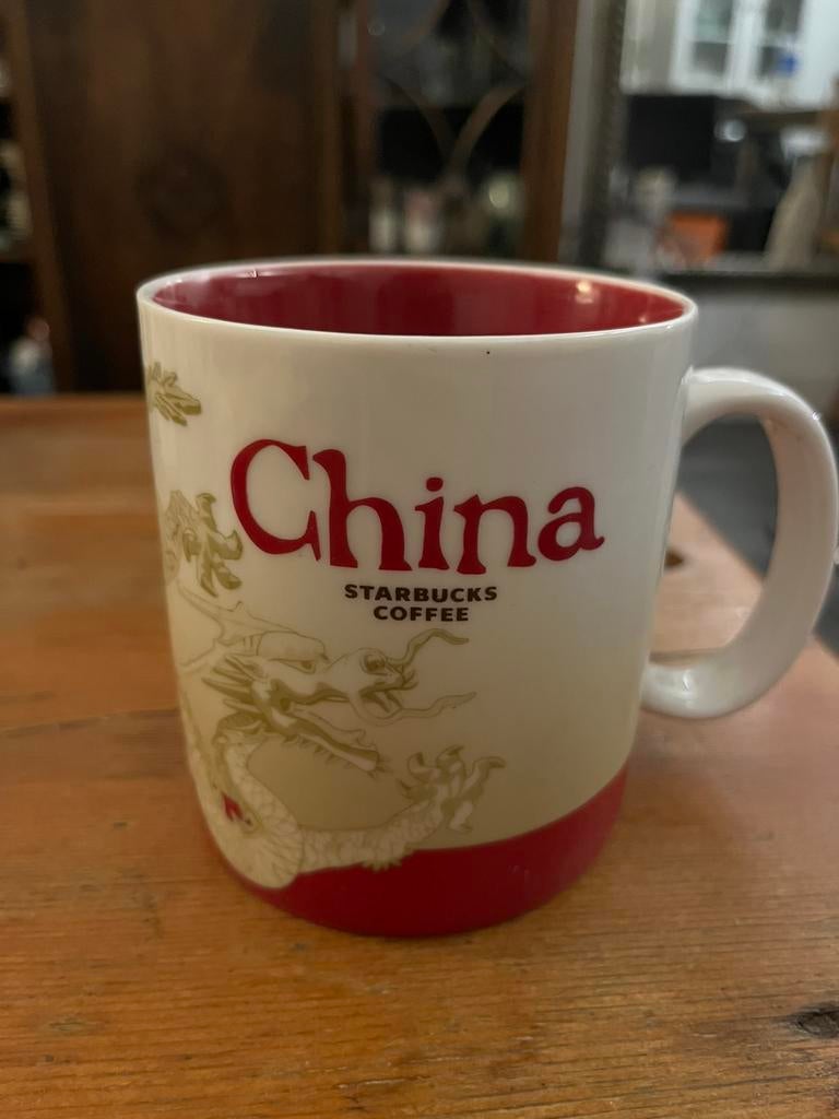 Starbucks Collector’s mok - China, Ophalen of Verzenden, Zo goed als nieuw, Overige stijlen, Kop(pen) en/of Schotel(s)