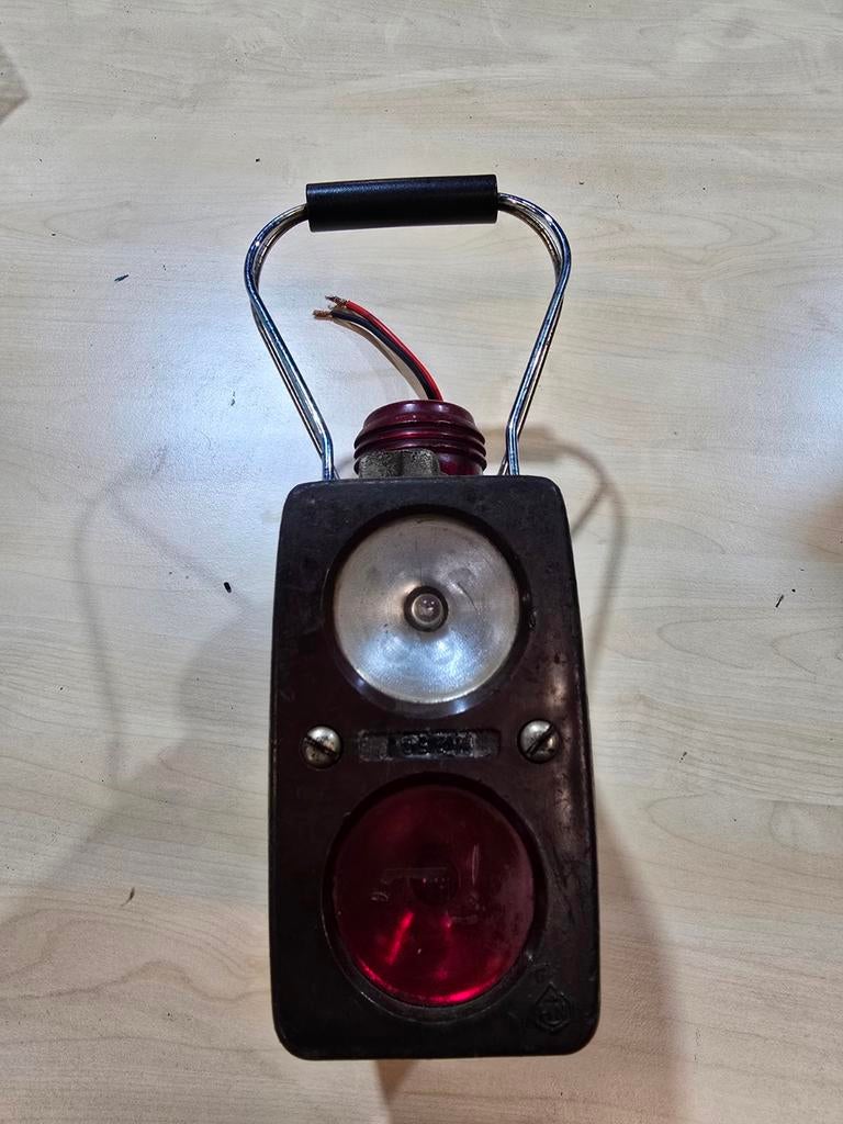 Vintage Spoorweg Lamp, Ophalen of Verzenden