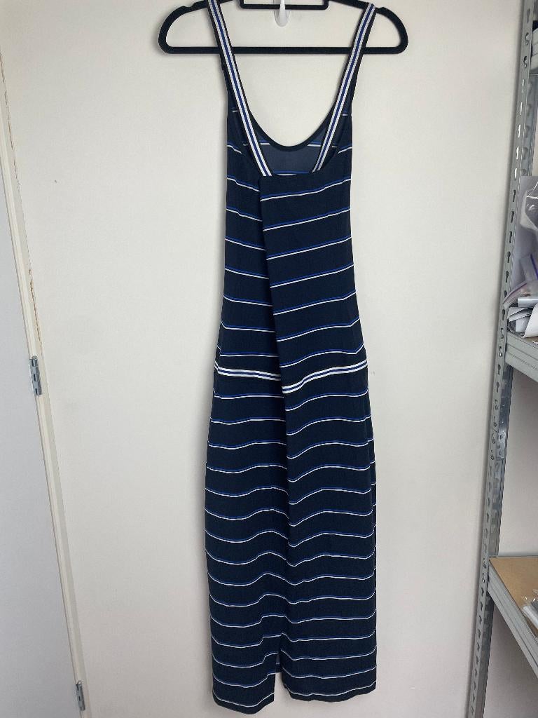 Studio Anneloes gestreepte maxi-dress travelstof blauw S, Studio Anneloes, Blauw, Ophalen of Verzenden, Zo goed als nieuw