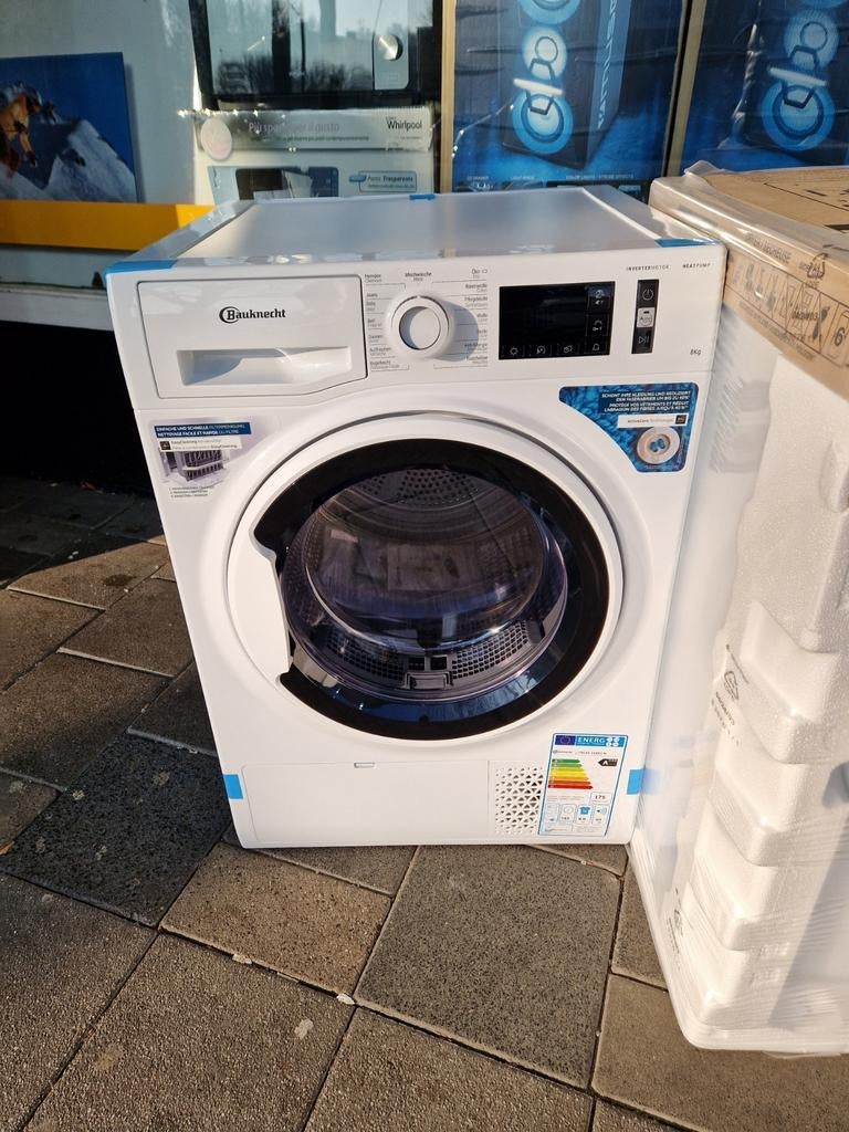 Nieuwe bauknecht warmtepomp droger 8 kg in doos €499, Ophalen, 8 tot 10 kg, Nieuw, Voorlader