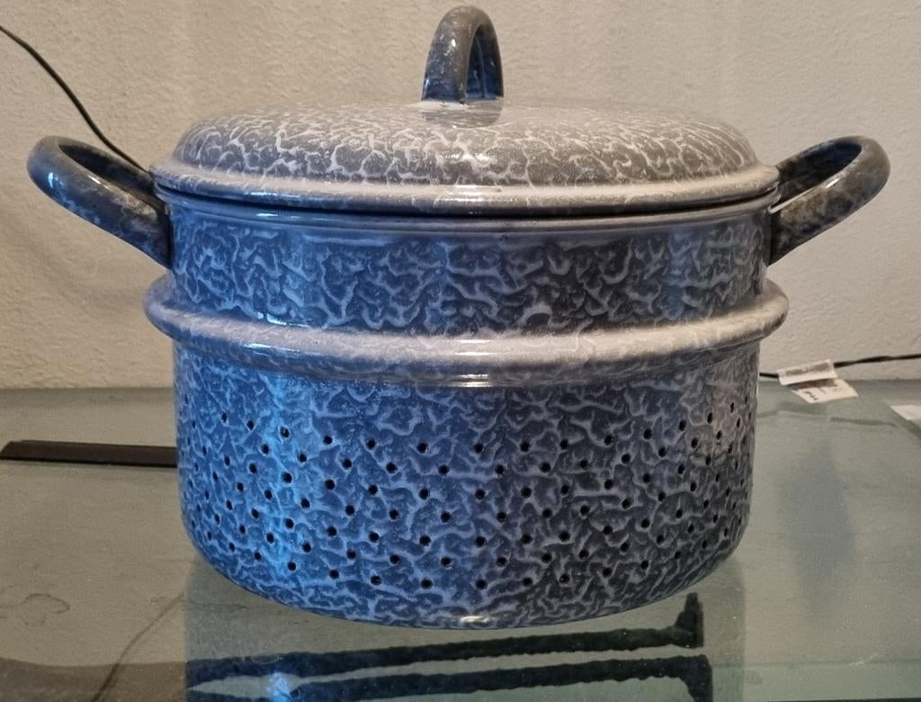 WOLKJES GRIJZE STOOMPAN, Antiek en Kunst, Ophalen of Verzenden