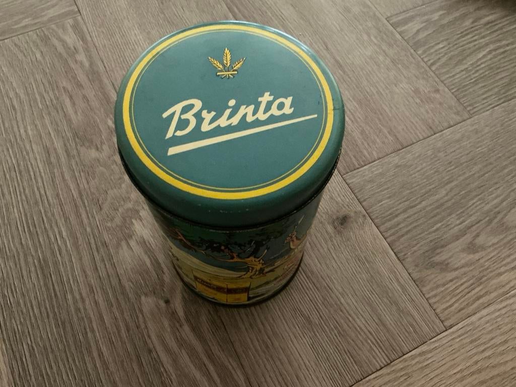 Vintage Brinta Blik Jaren 50 - Metakids, Ophalen of Verzenden, Gebruikt, Beschuit, Overige merken