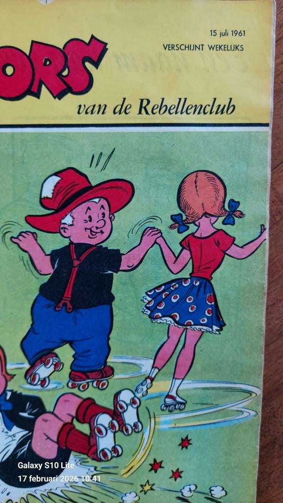 Sjors & Sjimmie (kleur) uit 1961!, Boeken, Ophalen, Gelezen