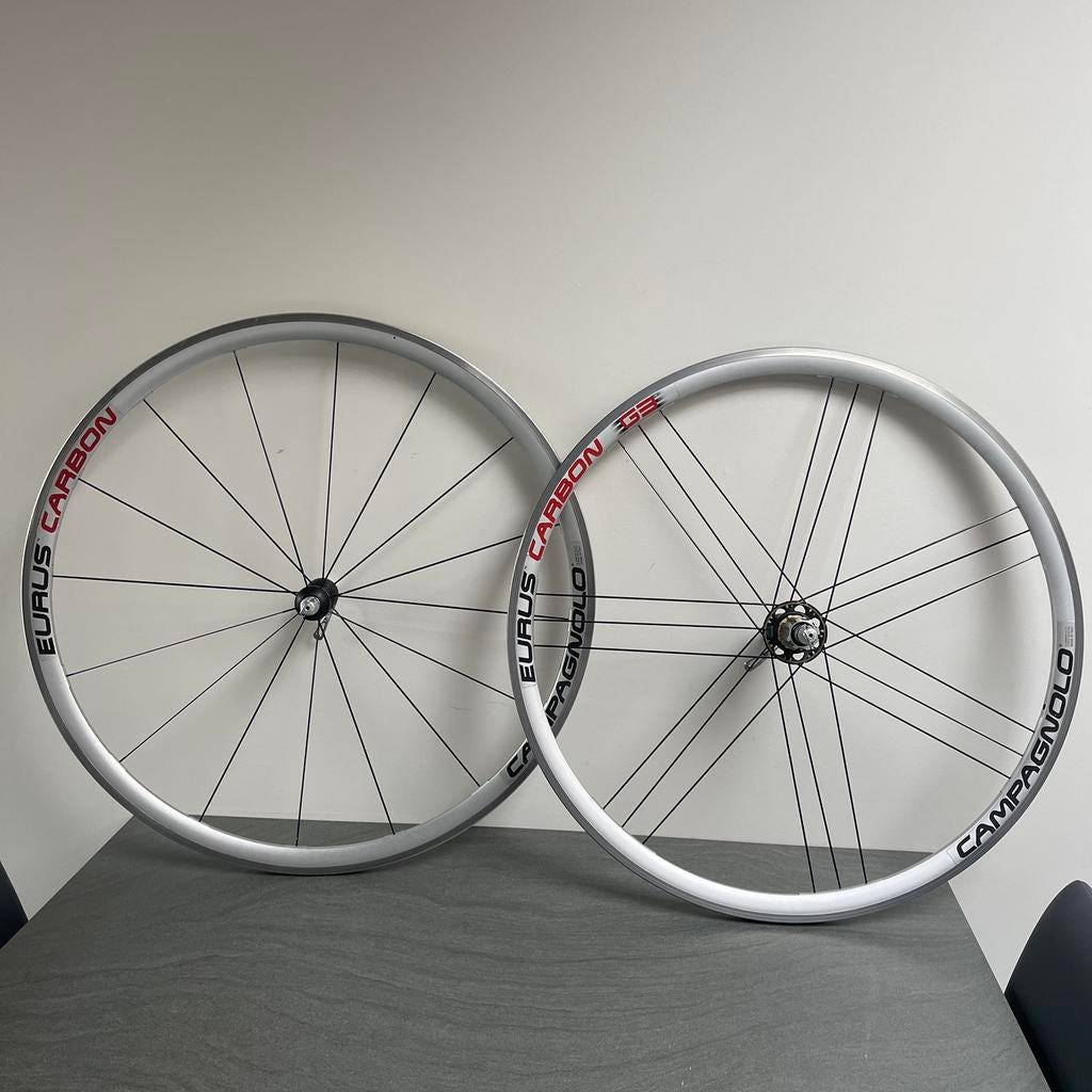 Campagnolo eurus carbon G3 wielset, Fietsen en Brommers, Fietsonderdelen, Ophalen of Verzenden, Zo goed als nieuw, Wiel