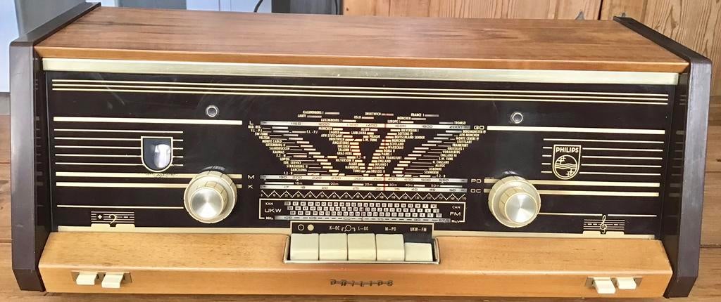 ANTIEKE PHILIPS RADIO, Ophalen of Verzenden