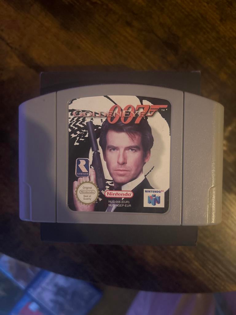 GoldenEye 007 - Nintendo 64 - Werkend!, Gebruikt, Shooter, 1 speler, Eén computer