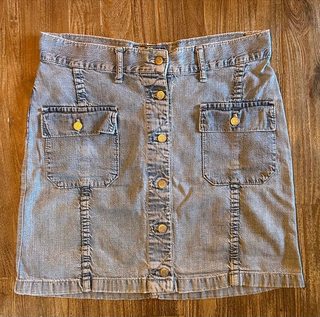 Leuk spijkerrokje - Maat S, Blauw, Ophalen of Verzenden, Zo goed als nieuw, Maat 36 (S)