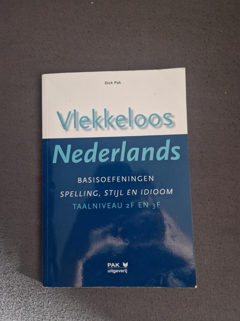 Vlekkeloos Nederlands - Oefenboek Spelling & Stijl, Niet van toepassing, Ophalen of Verzenden, Zo goed als nieuw, Alpha