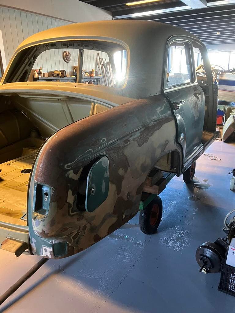 Mercedes Ponton, 220 S uit 1961, project met USA Title, foto 11
