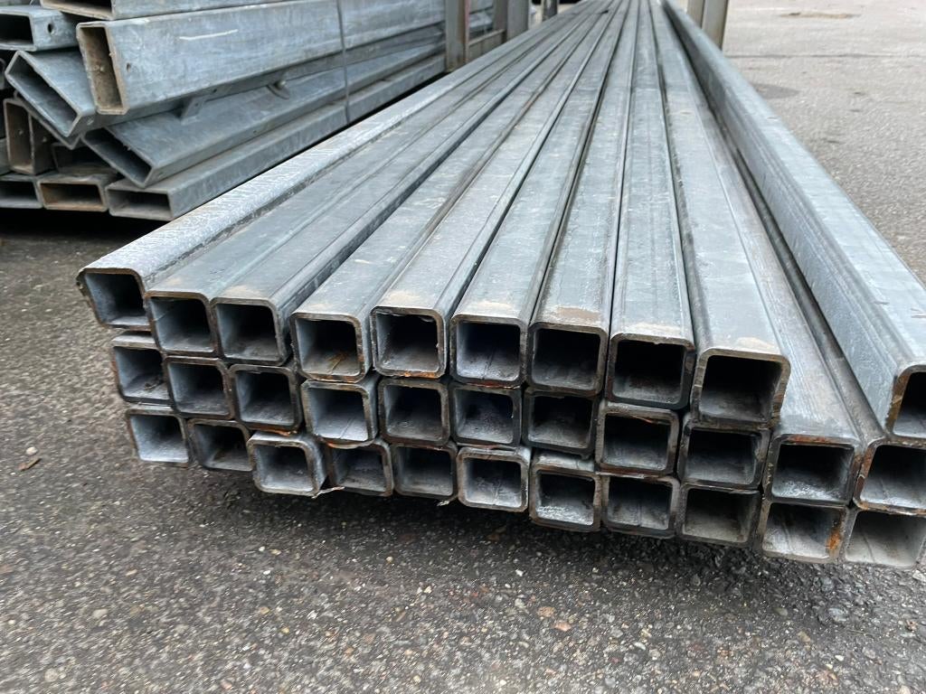 Kokerprofielen 50x50x4mm | Lengte: 6000 mm, Ophalen, Gebruikt, IJzer