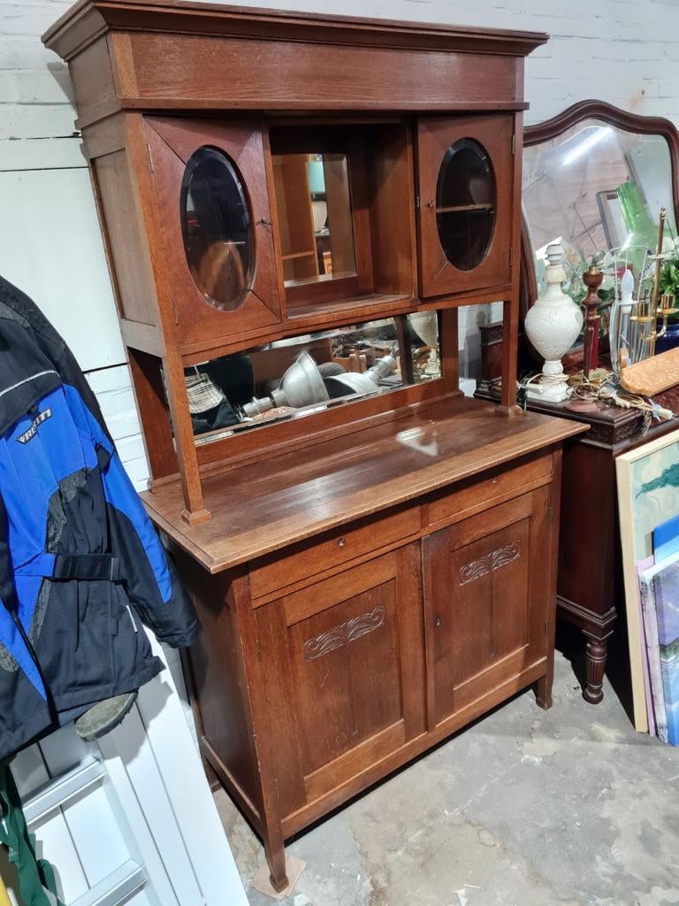 Antiek Dressoir met Spiegel, Ophalen
