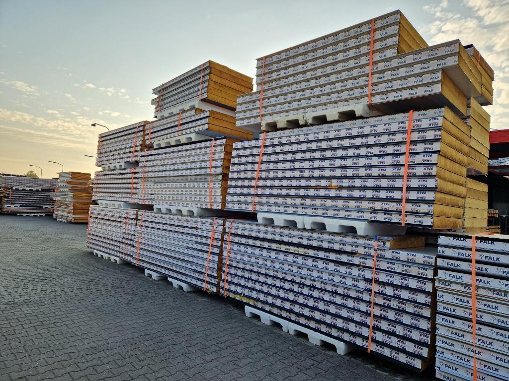 FALK 1060WB 120mm B-keus sandwichpanelen gevel €14,00/m2, Ophalen, Zo goed als nieuw, Overige materialen, 100 mm of meer