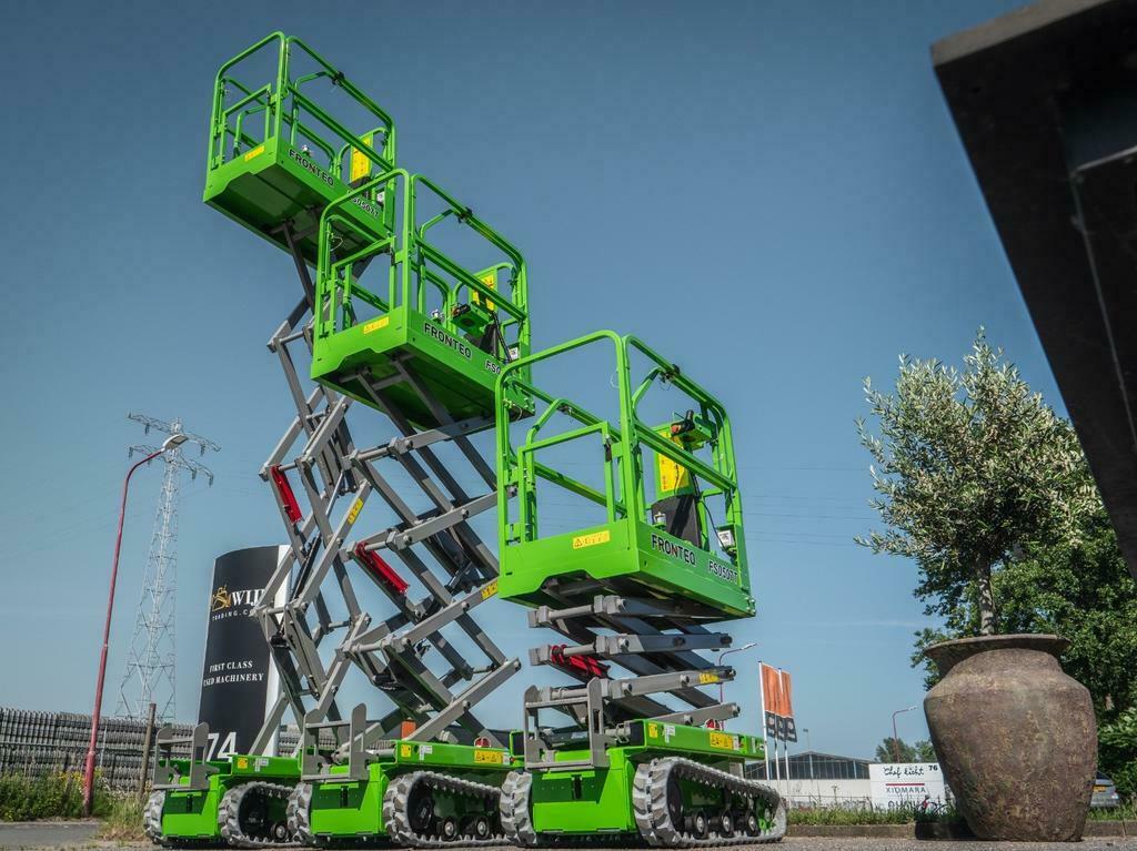 Fronteq 6.70 werkh Rups schaarhoogwerker /rupshoogwerker, Ophalen