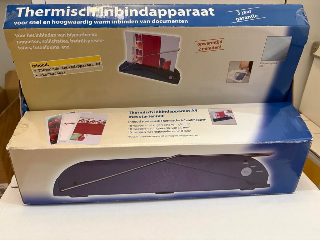 Thermische inbindmachine, Ophalen of Verzenden, Zo goed als nieuw