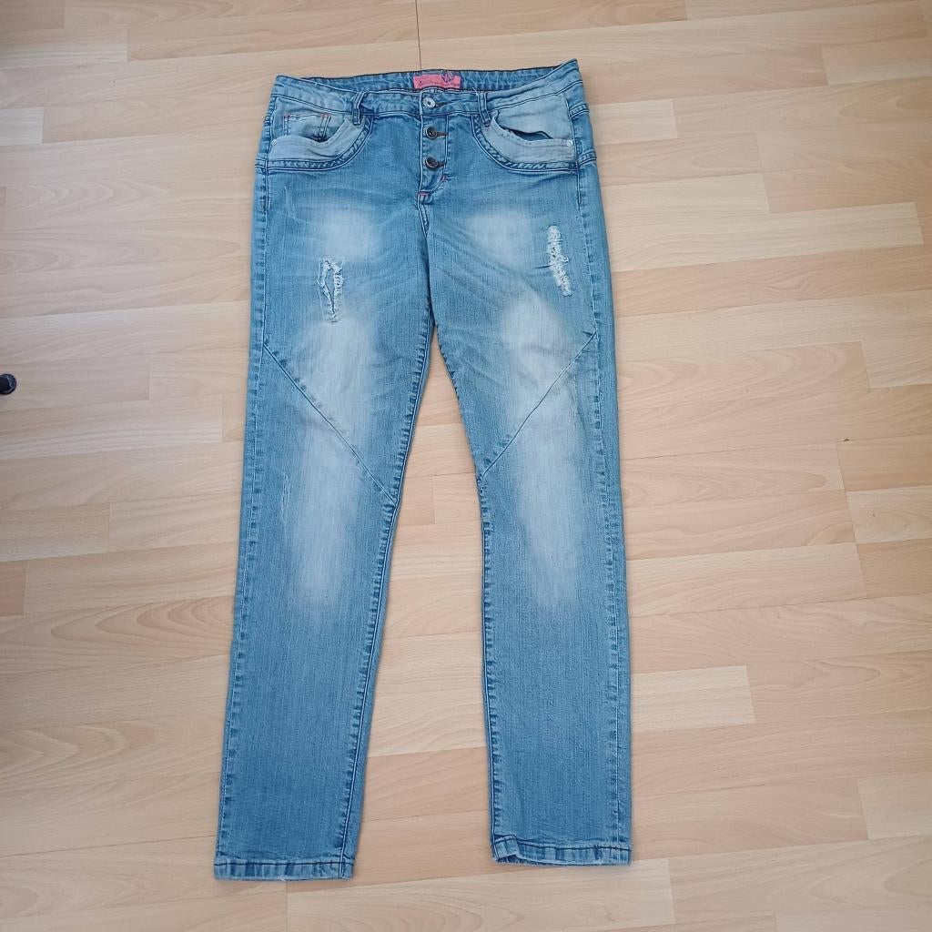 Mooie jeans van Stitch & Soul maat XL, Blauw, Overige jeansmaten, Ophalen of Verzenden, Zo goed als nieuw