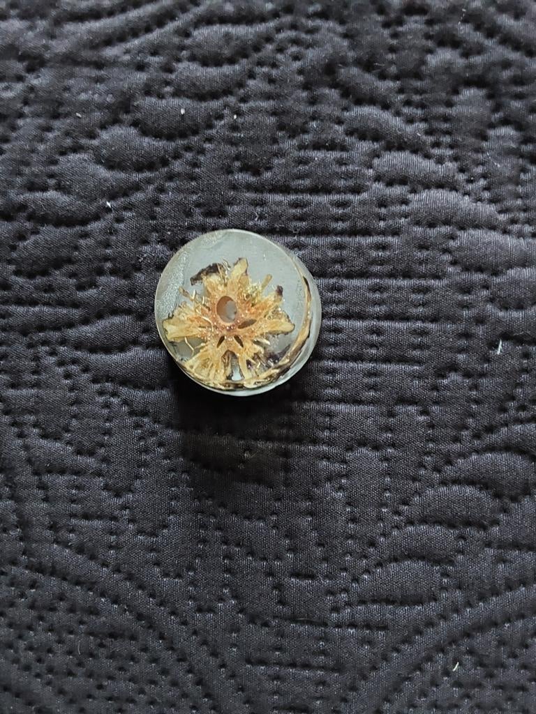 Handgemaakte epoxy magneet met bloem, Ophalen of Verzenden, Nieuw