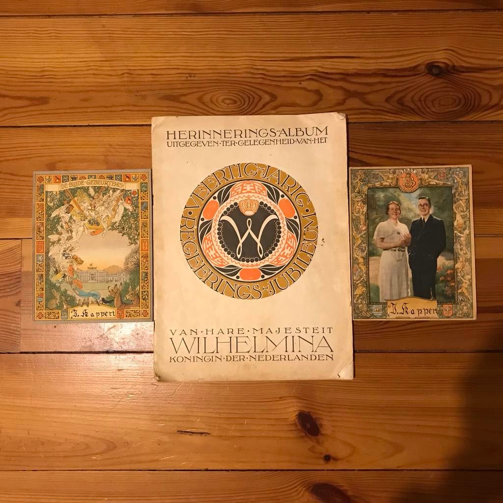 Herinneringsalbum Wilhelmina Jubileum., Antiek en Kunst, Antiek | Boeken en Bijbels, Ophalen of Verzenden