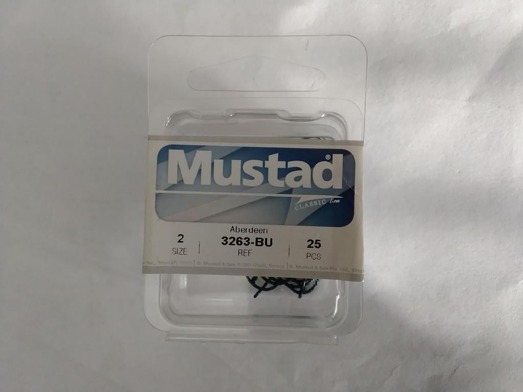 Mustad Aberdeen 3263-BU Vishaakjes - Nieuw, Watersport en Boten, Hengelsport | Algemeen, Ophalen of Verzenden, Nieuw, Haak