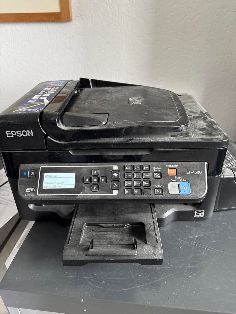 Epson ET-4500 EcoTank All-in-One Printer, Computers en Software, Printers, Ophalen, Gebruikt, Inkjetprinter, All-in-one