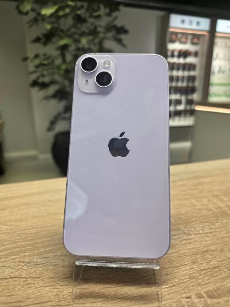 iPhone 14 Plus 128GB Paars Batterij 100% 2 jaar garantie, 128 GB, IPhone 14 Plus, Paars, Refurbished