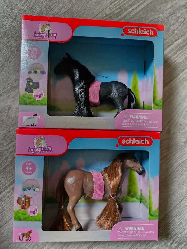 2 nieuw in doos schleich paardjes, Ophalen of Verzenden, Nieuw