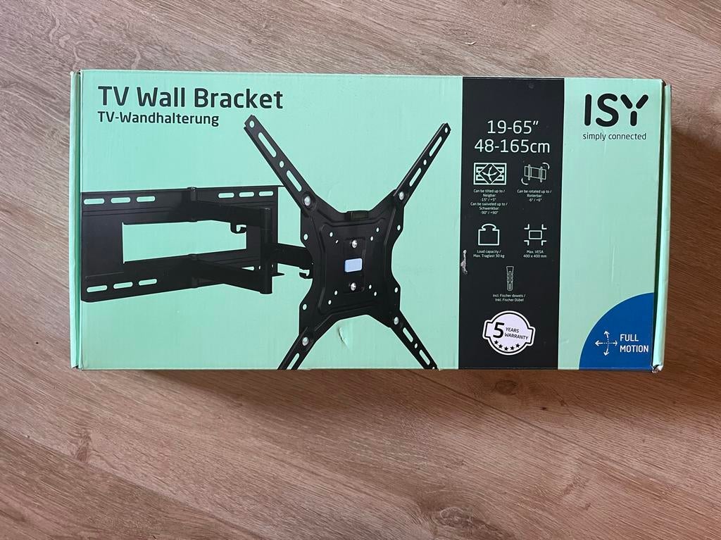 ISY TV 3200 TV Muurbeugel - Nieuw in Doos, Audio, Tv en Foto, Televisiebeugels, Ophalen of Verzenden, Nieuw