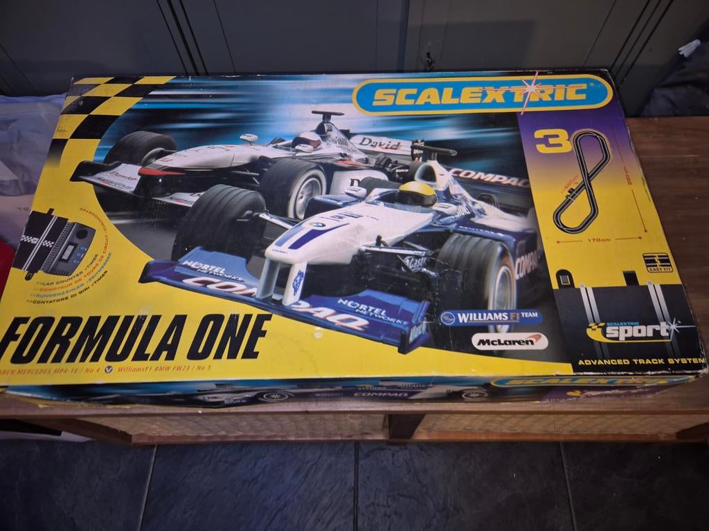 Scalextrix racebaan  formula one, Ophalen of Verzenden, Gebruikt, Elektrisch, Overige merken