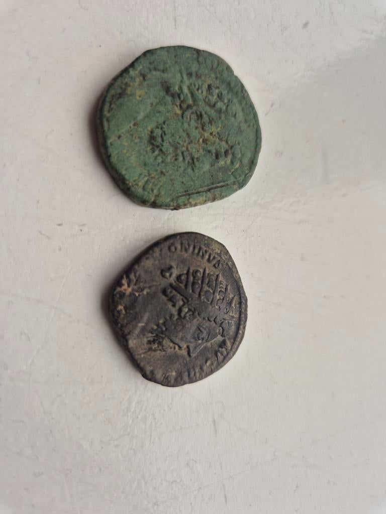 Romeinse Sestertius - Mooie Patina 2x, Ophalen of Verzenden