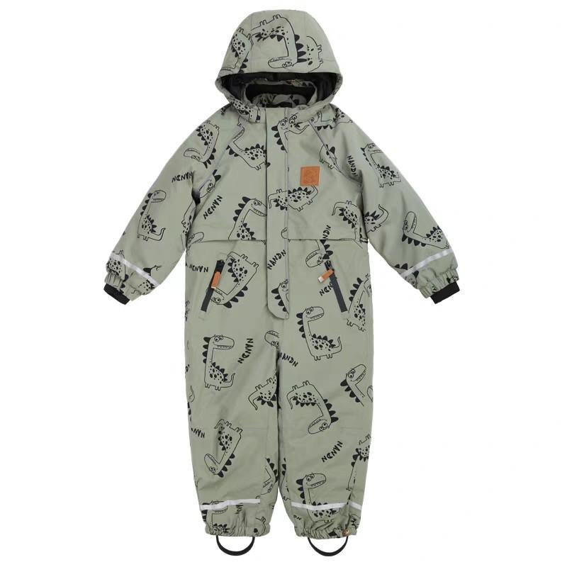 NANDN Snowsuit Maat 120 - Dino Design, Ophalen of Verzenden, Zo goed als nieuw, NANDN, Jongen of Meisje
