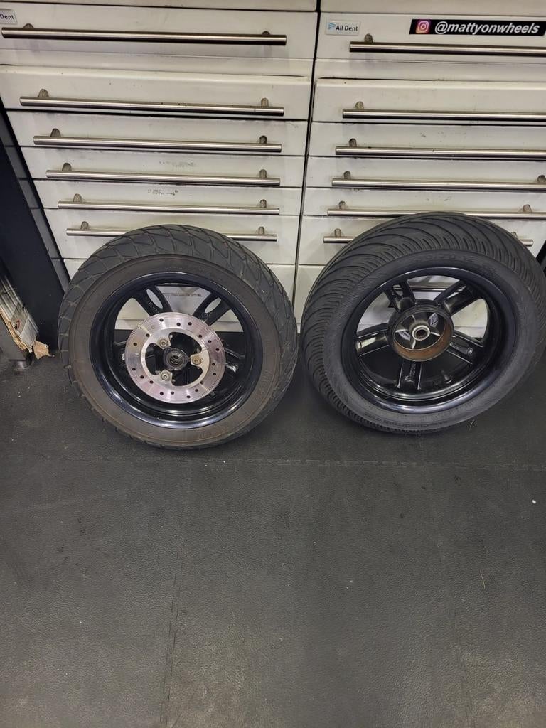 Velgen / wielen met goede banden yamaha Neos vanaf 2008, ., Overige typen, Yamaha, Ophalen of Verzenden
